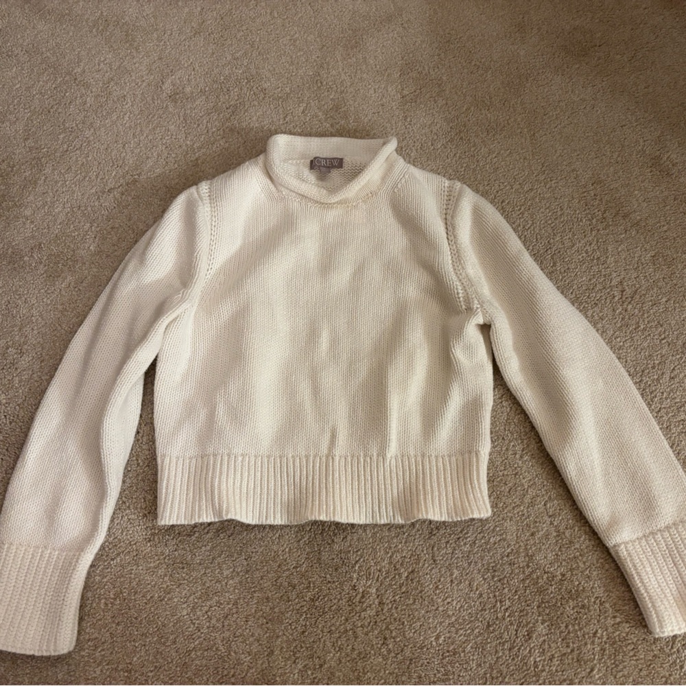 Jcrew Heritage Cotton Rollneck Sweater